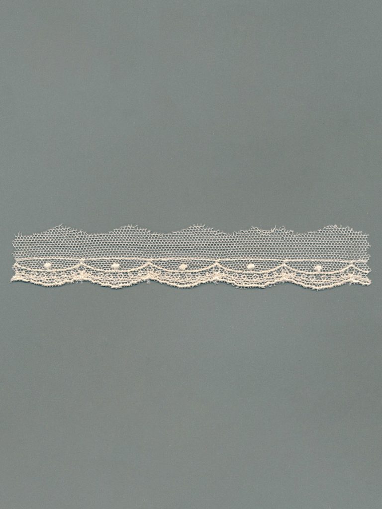 Vintage Embroidered Cotton Tulle