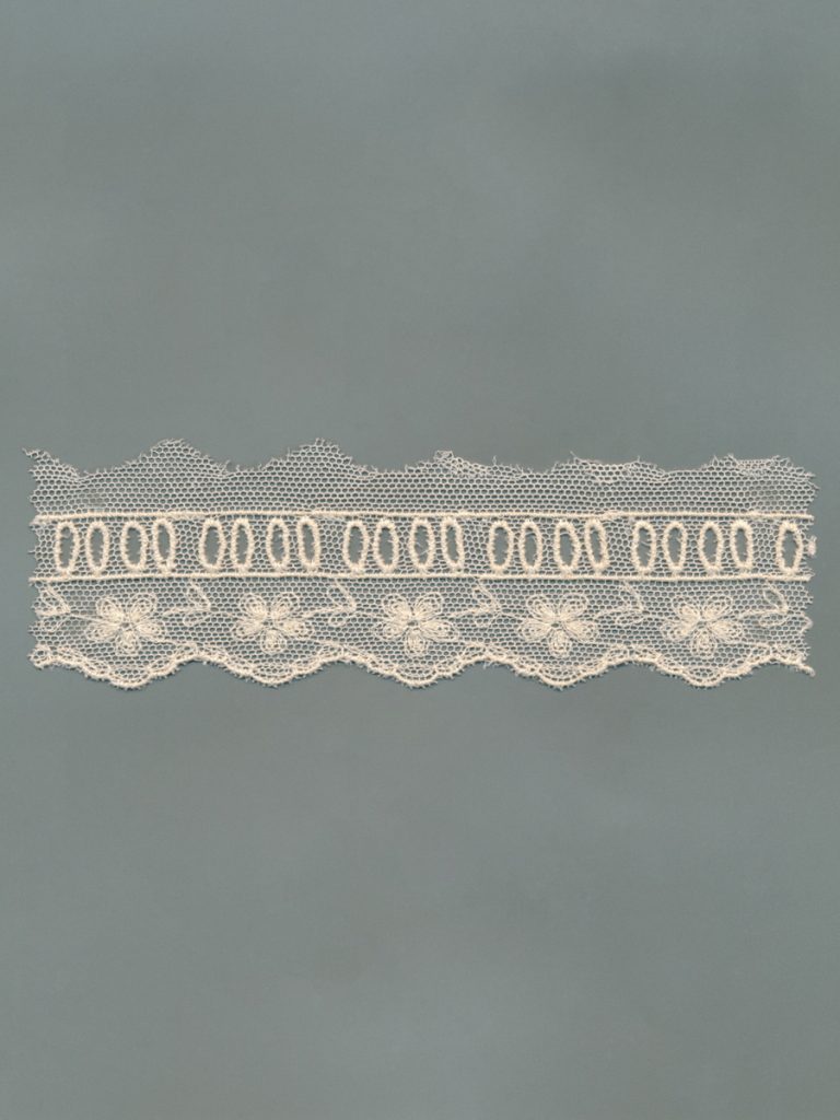 Embroidered European Cotton Tulle Trim
