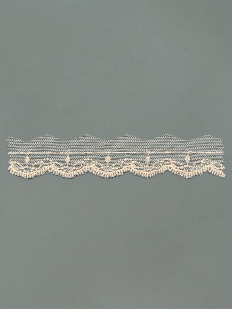 Embroidered Cotton Tulle Lace