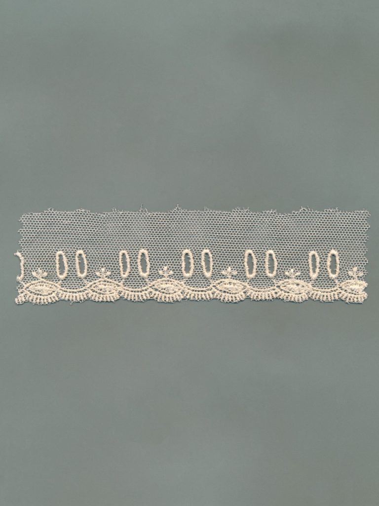 Embroidered Cotton Tulle Lace