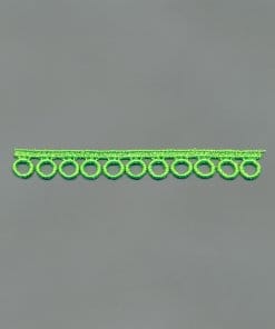 Neon farbige Ätzstickereiband