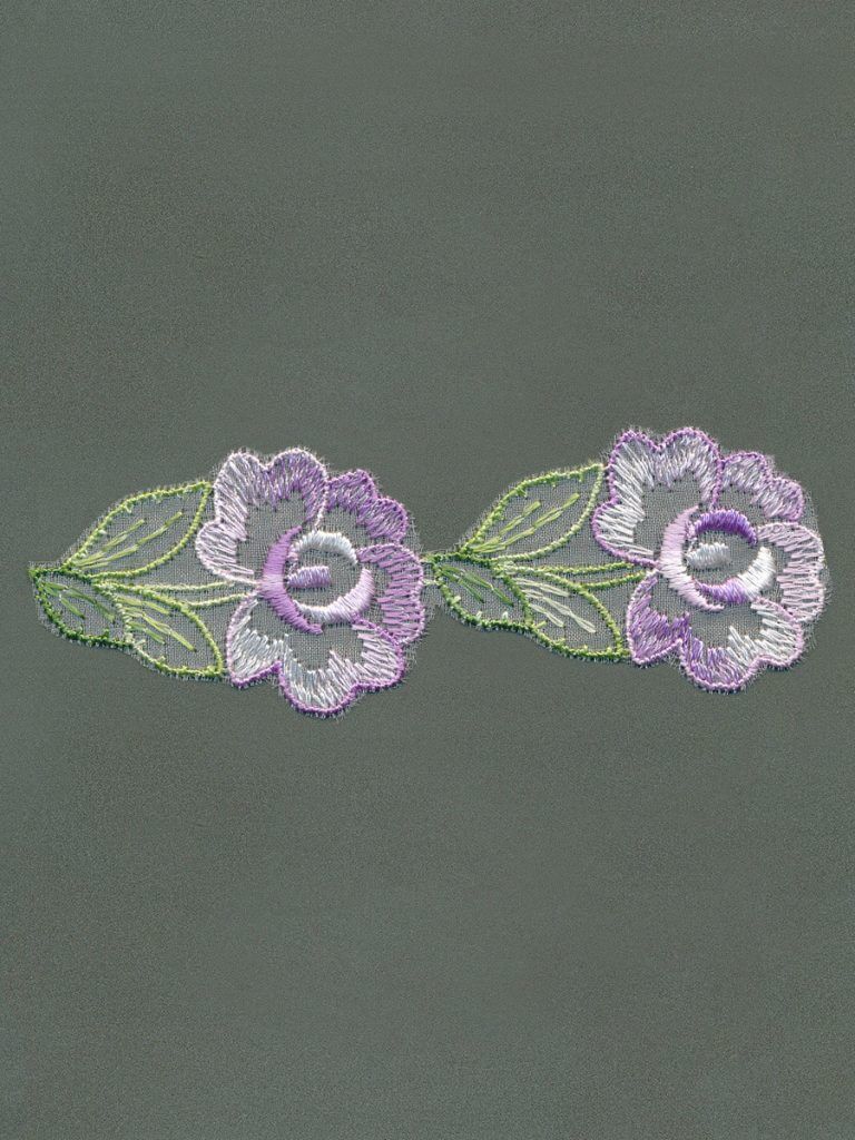 Organza Stickerei