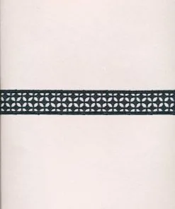 Black Chintz Guipure Insertion Lace – 2.8cm × 9m
