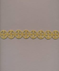 Goldene Lurex-Guipure-Borte – 1,4cm