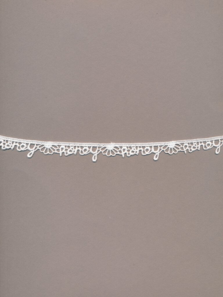 Cotton Guipure Trim with ?Honey? Word