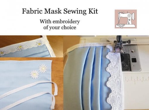 Fabric Mask Kit - Sew it yourself - 3-Pack