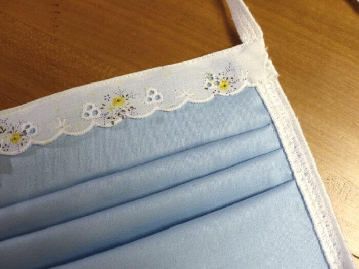 Mund-Nasenschutz mit Stickerei - 3er Pack